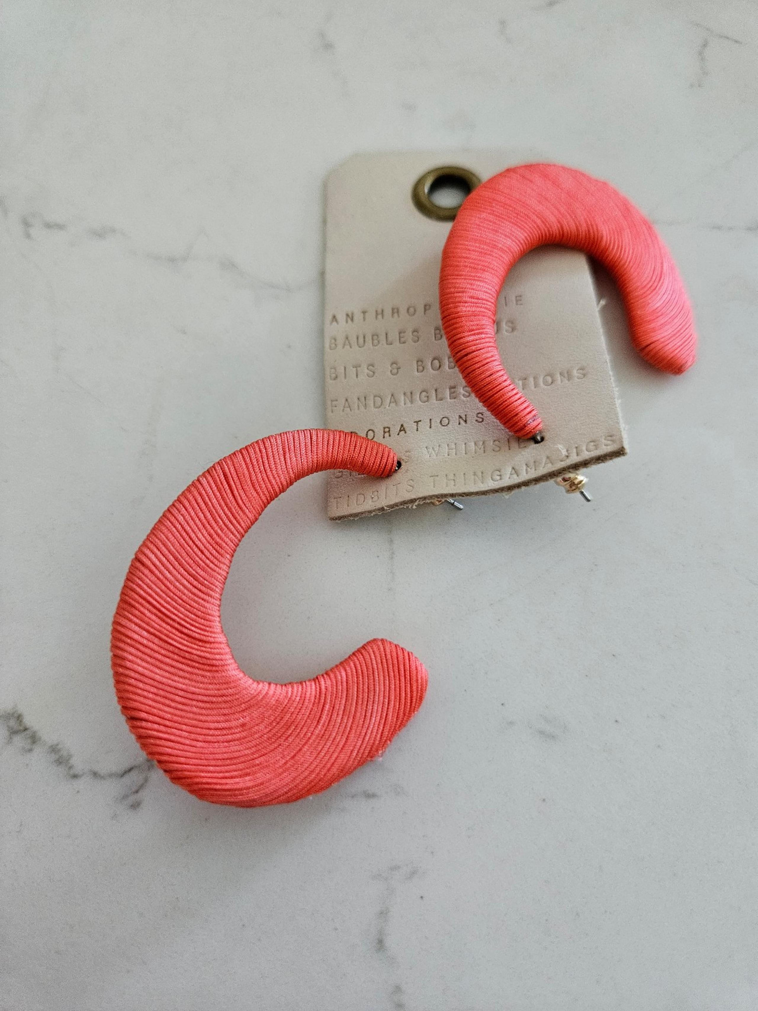 Anthropologie 1 3/4" earrings