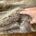 Raccoon fur jacket size xs-s