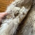 Raccoon fur jacket size xs-s