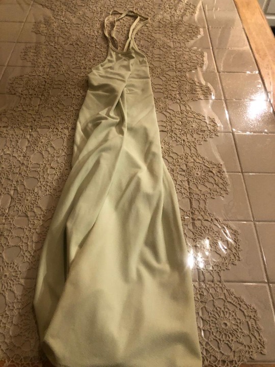 LA Green Party Dress