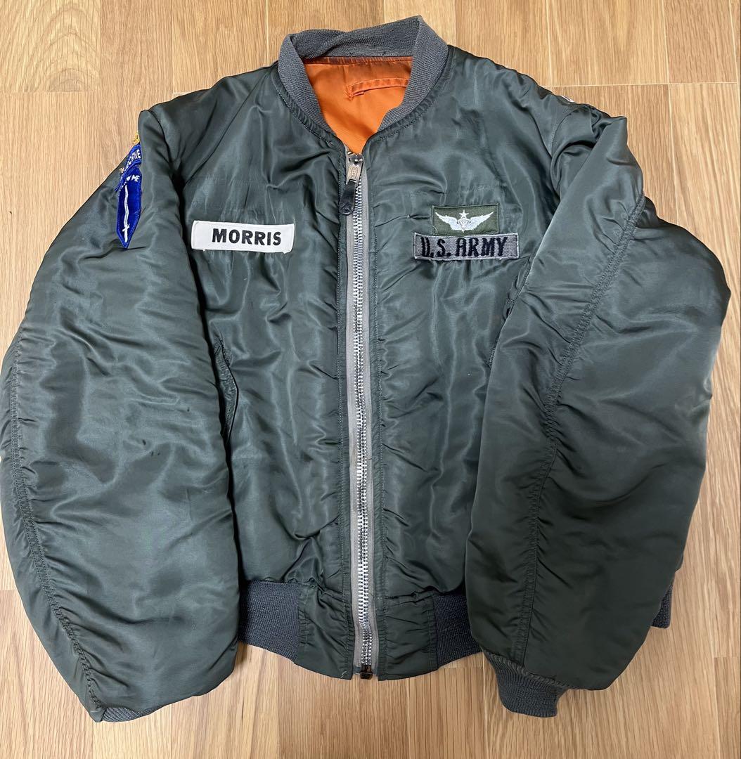 1960's〜1970's MA-1 Flight Jacket Vintage 60s 70s MA-1 Military Reversible Bomber Flight