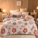 Milk Velvet Quilt Core, Cartoon Warm Comforter, Milk Velvet In One Side,-MBl