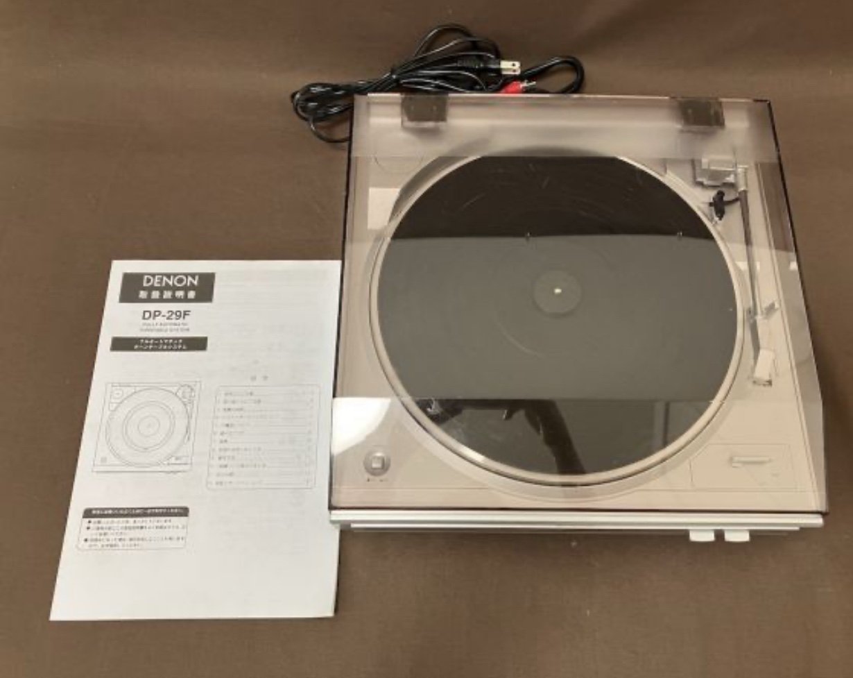 Denon DP-29F Analog Record Player with Phono Equalizer DP-29FS