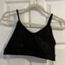 Glyder Angelic Sports Bra in Black Pebble Gloss New Luxe Activewear