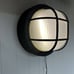 Minispotlight.com 12v 8” Round Caged Light Warm White Haunted House Escape Room
