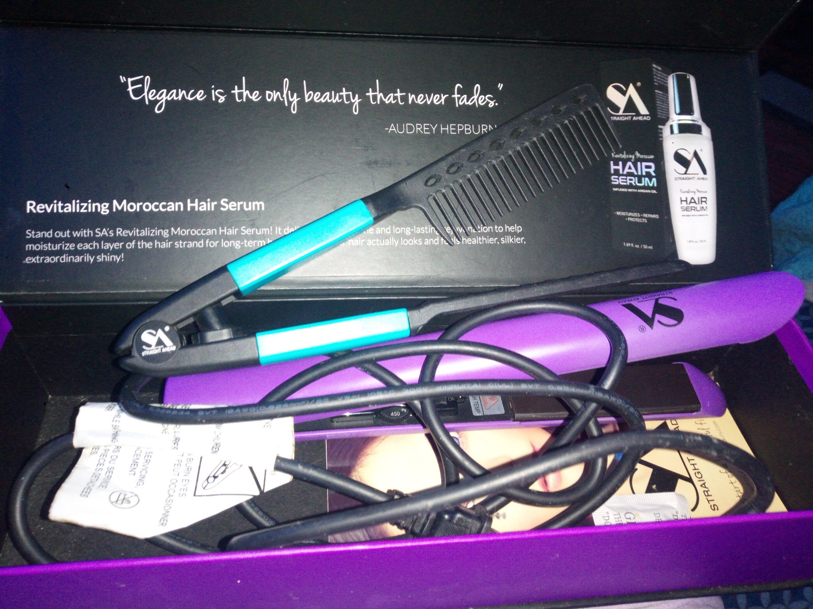Straight Ahead hair straightener