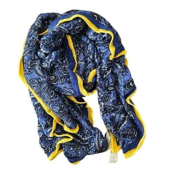 NWT Talbots Casual Scarf Women's Multicolor Stretch Floral Outdoor