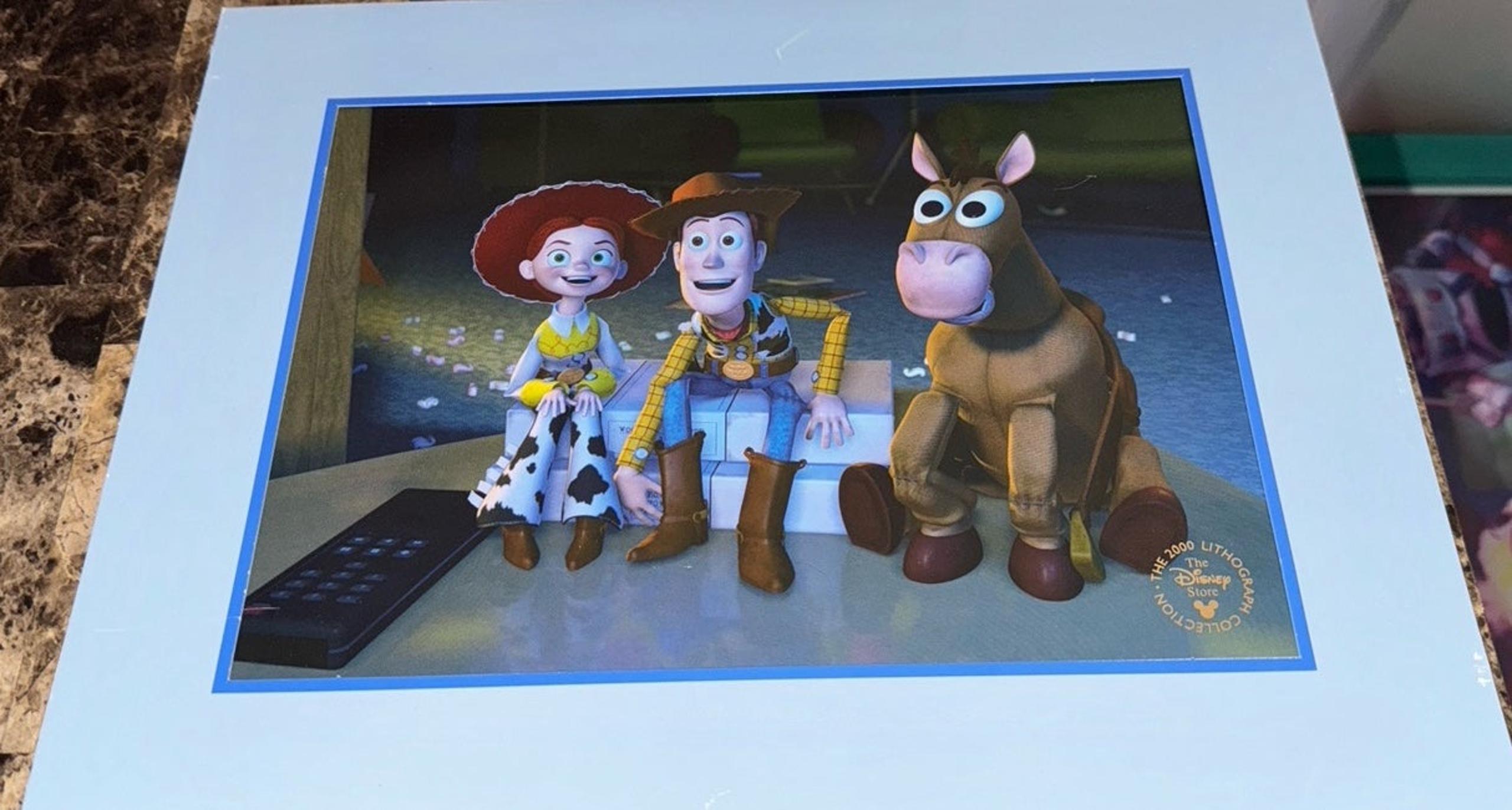 Toy Story 2 Disney Store 2000 Lithograph