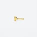 Solid 14kt gold Nose Piericng with an all gold heart 20g Mark 14k New