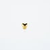 Solid 14kt gold Nose Piericng with an all gold heart 20g Mark 14k New