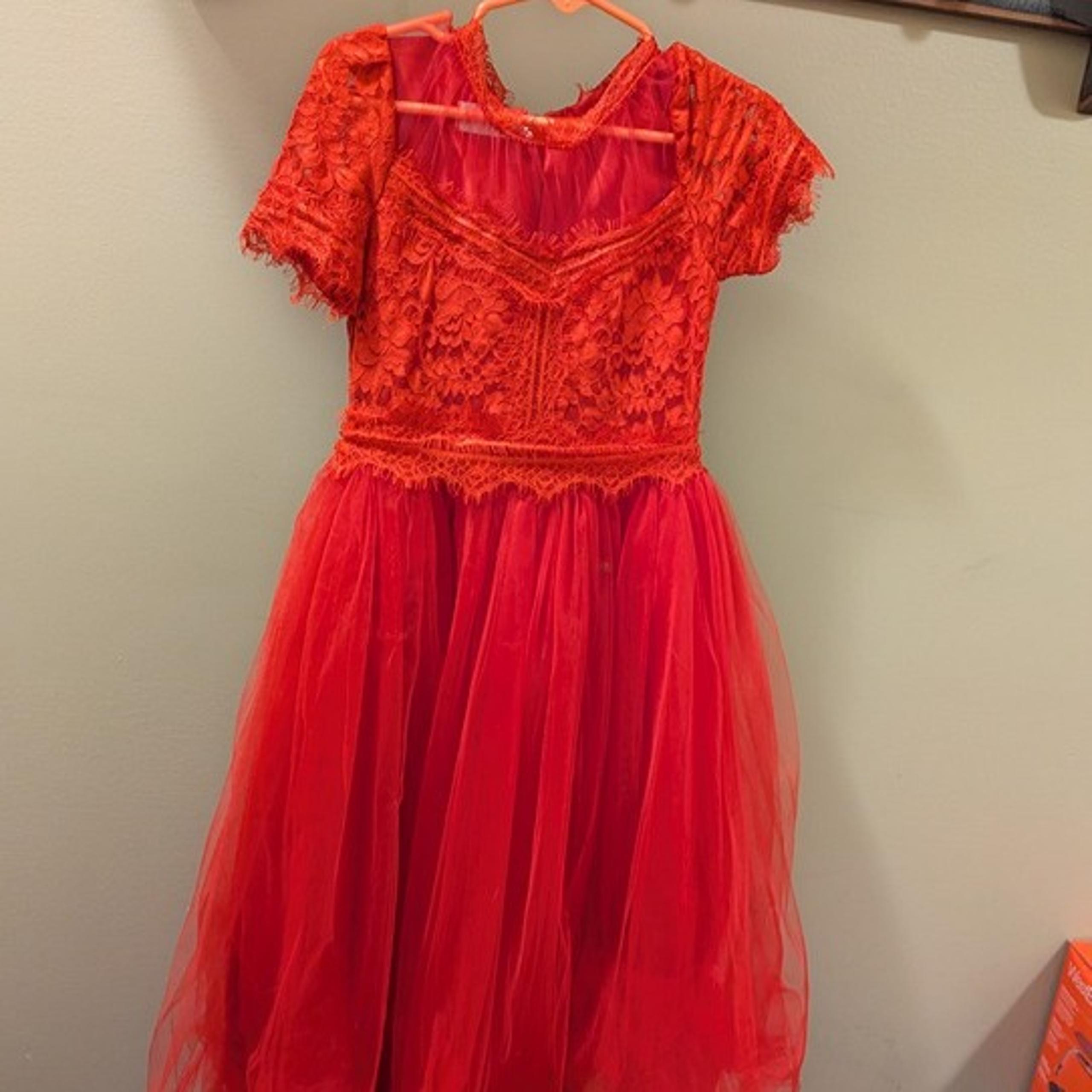 Trish Scully red dress