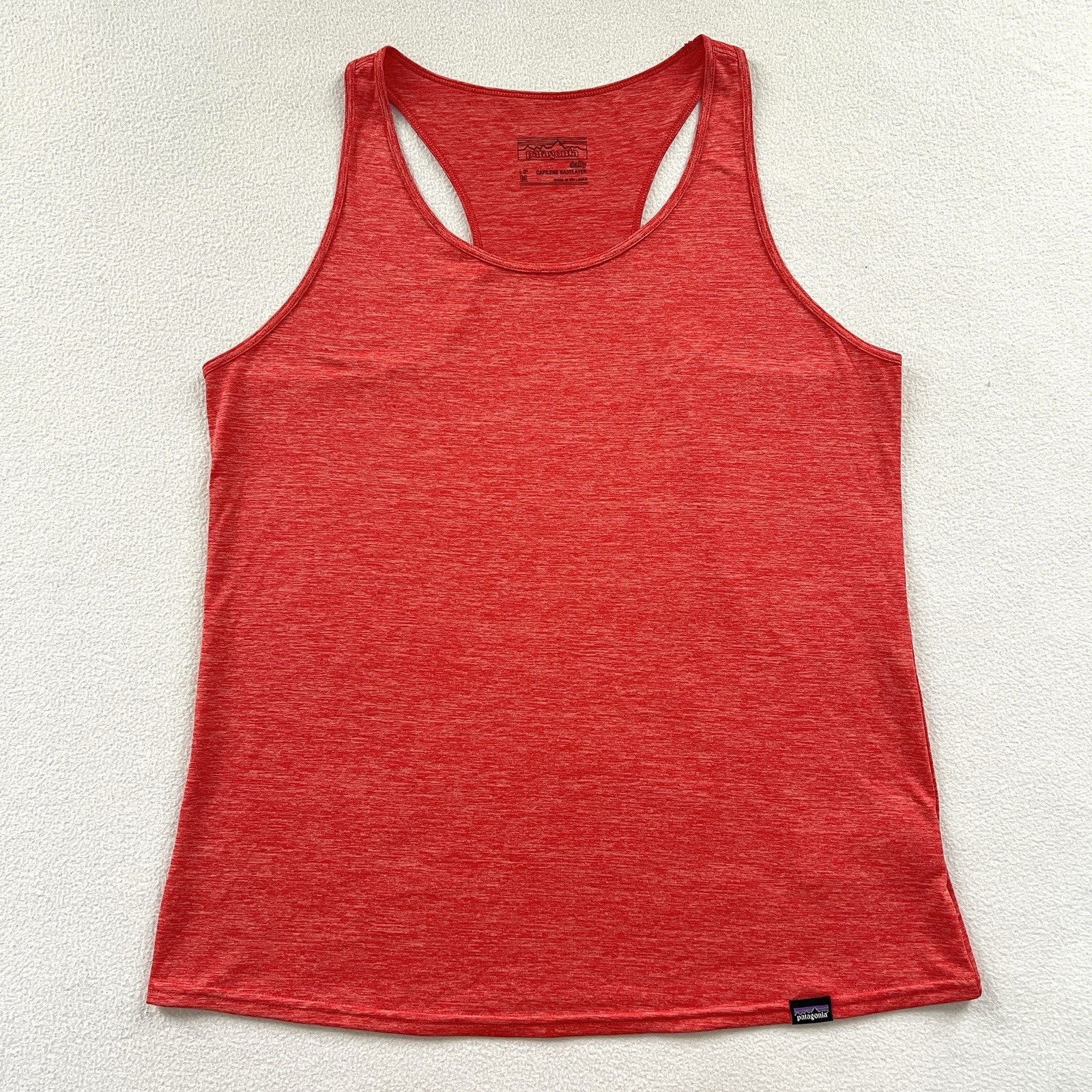 Patagonia Women MAPX Heathered Red Daily Capilene Baselayer Tank Top 45306 M