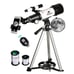 Gskyer 70mm Refracting Telescope – 400mm AZ Mount, Travel Scope with Bag, Phone