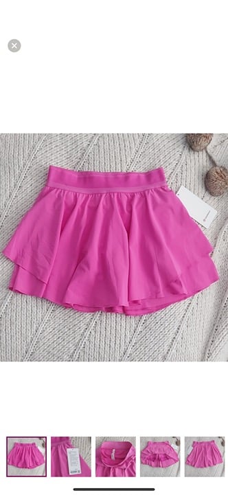 lululemon court rival HR skirt