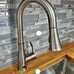 Brushed Nickel Kitchen Faucets with Pull Down Sprayer - NEW!