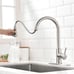 Brushed Nickel Kitchen Faucets with Pull Down Sprayer - NEW!