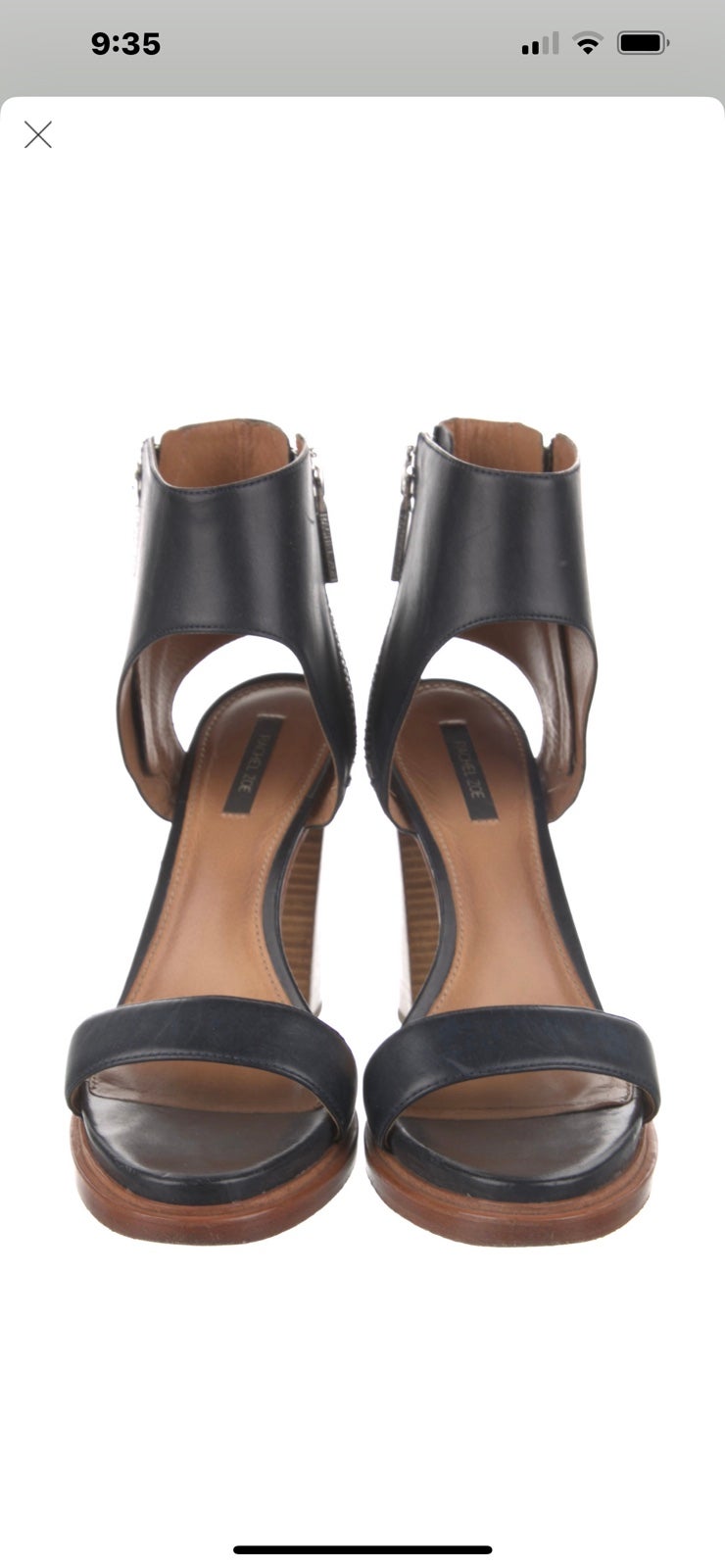 Rachel Zoe navy sandals