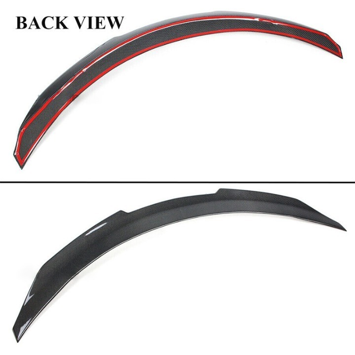 NEW 2007-2015 INFINITI G25 G35 G37 Q40 4DR PSM Real Carbon Fiber Trunk Spoiler