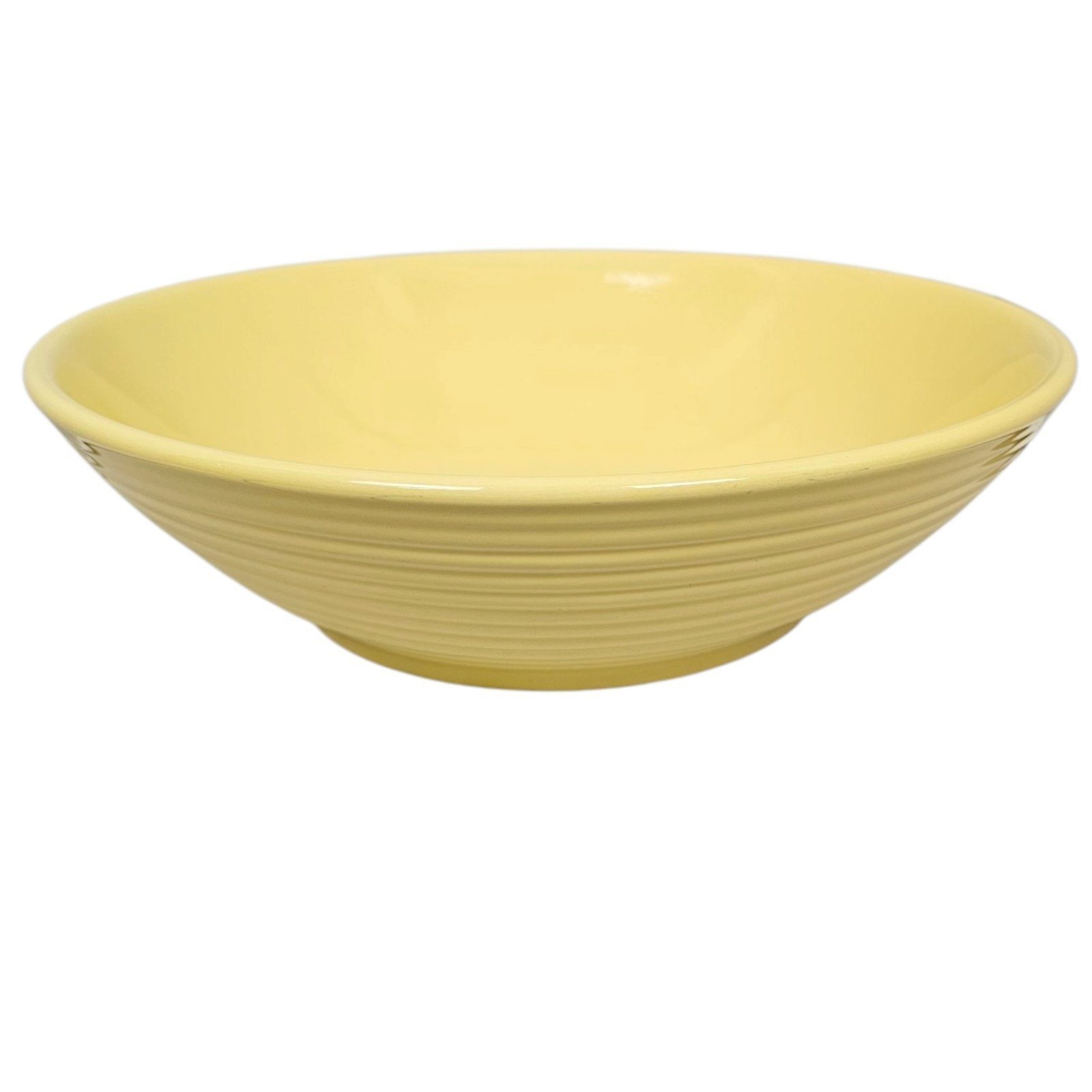 Bauer Pottery 2000 Yellow Ringware Salad Serving Bowl 12 Large