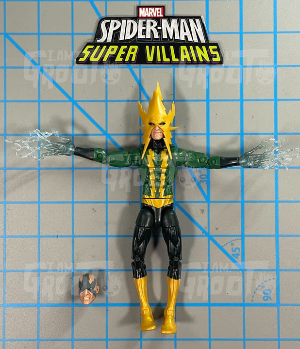 Marvel legends Electro Action Figure Space Venom Wave Spider-Man Villain A
