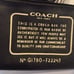 Coach Reversible Wild Plaid Black & Off White Large Tote Wristlet Makeup Bag