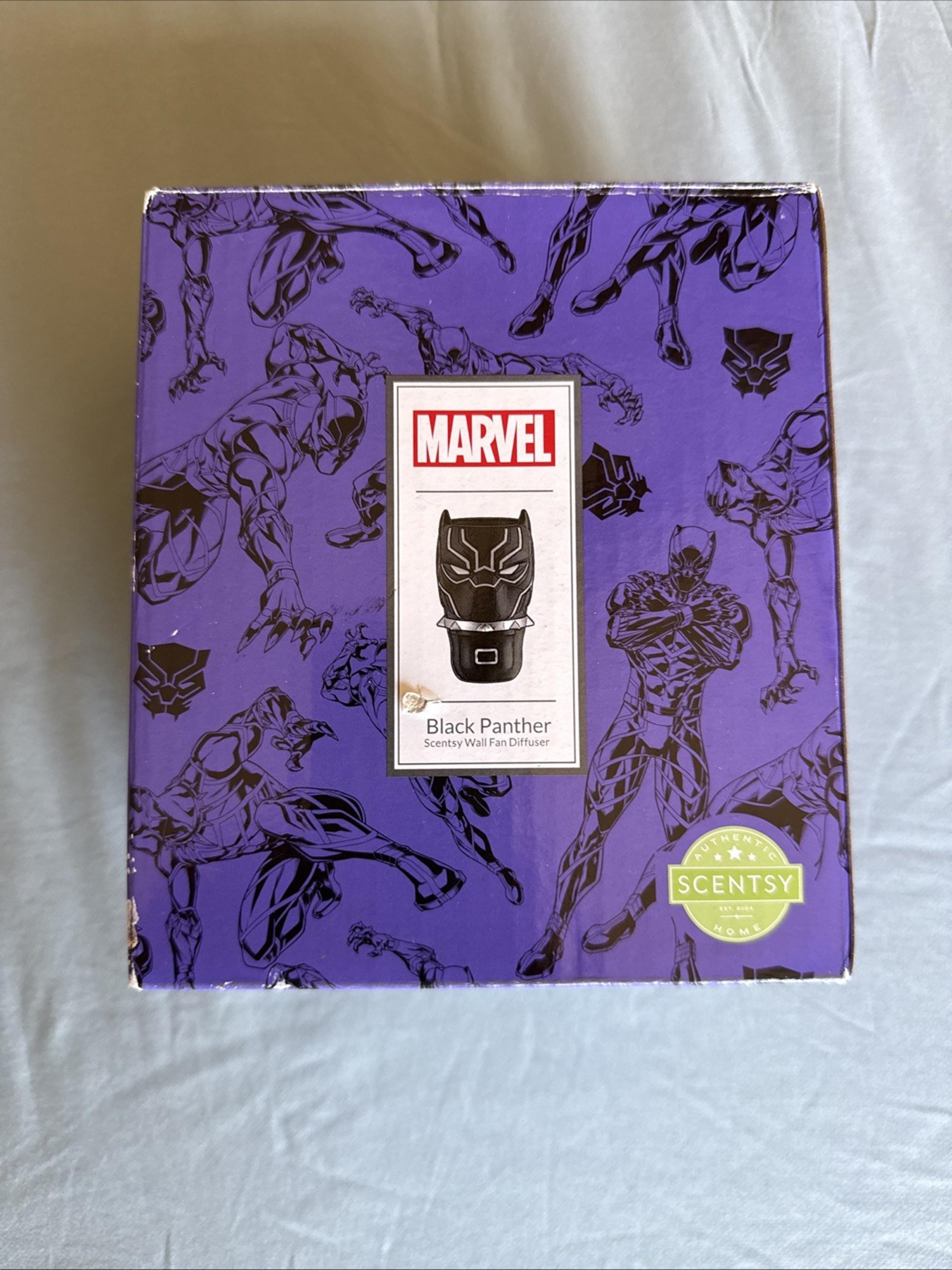 Scentsy Marvel Black Panther Plug in Diffuser Warmer New Retired Wakanda Forever