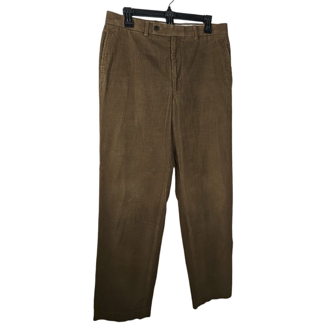 Lauren Ralph Lauren Women's Pants Size 12 Black Label Corduroy Straight Leg