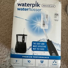 Waterpik Aquarius Water Flosser Professional For Teeth Gums Black WP-662w NIB.