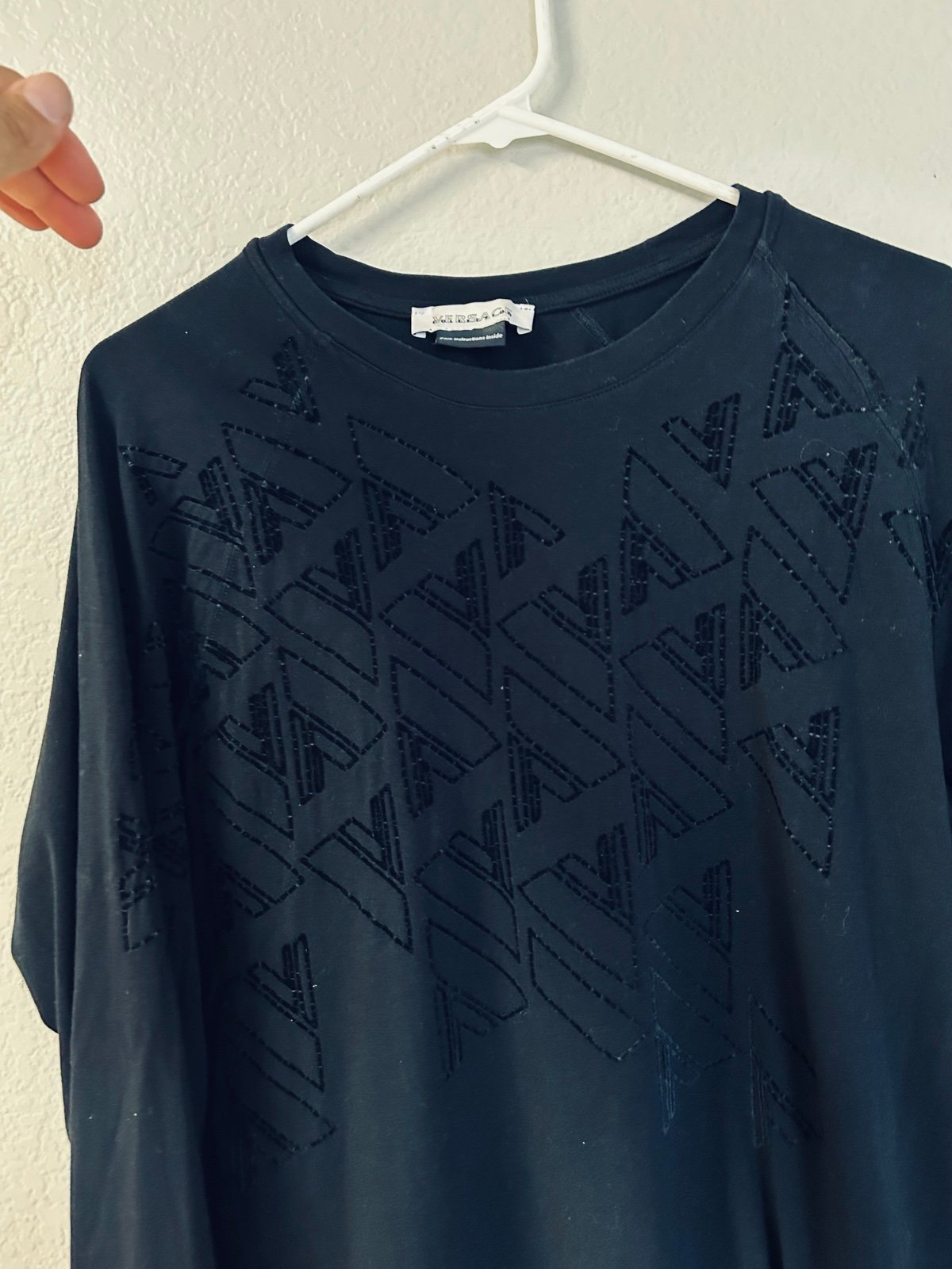 Versace Collection Men's Vintage Long Sleeve T-Shirt Tee