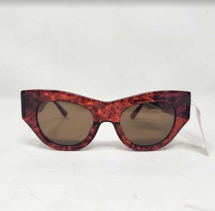New women's J Crew Venezia cat-eye sunglasses in Red Tort