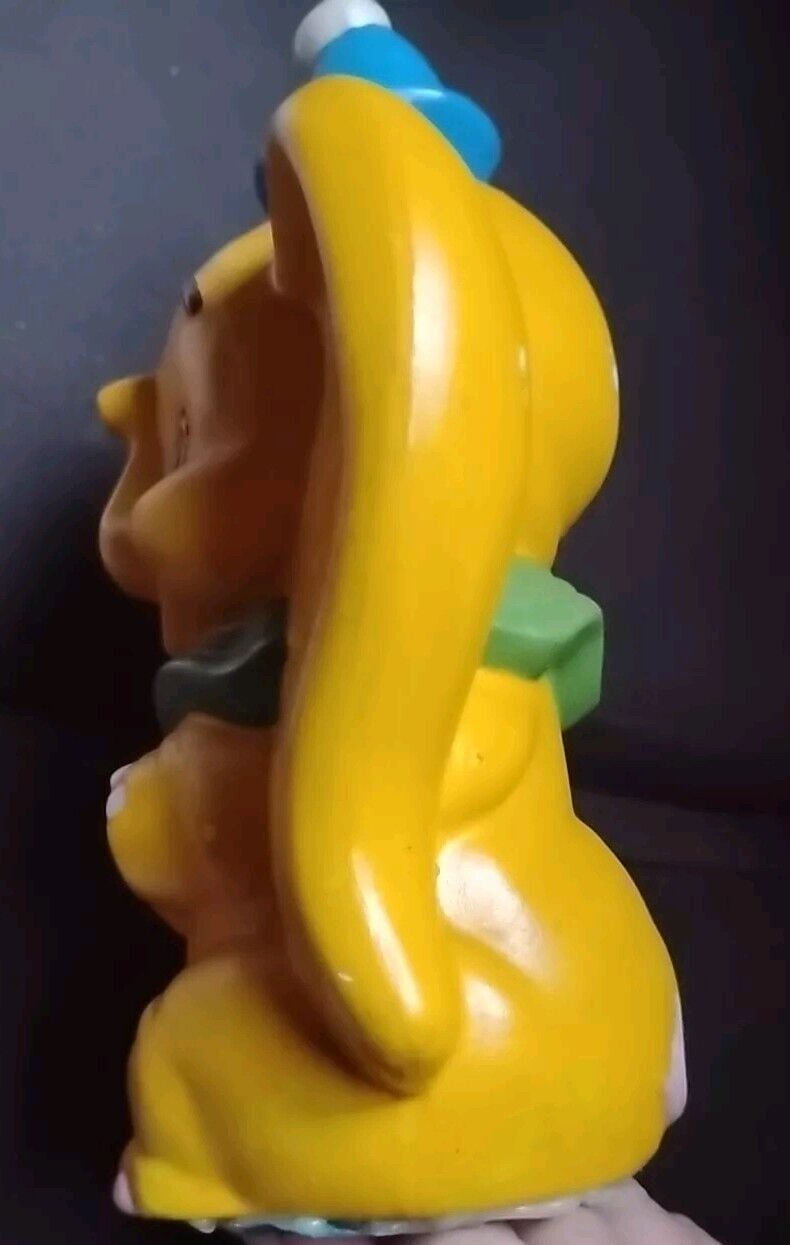 Vtg Yellow Dumbo Disney Coin Bank Chalkware Ceramic Horizintal Slot Prop Pre1972