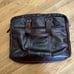 Jack George's VOYAGER PROFESSIONAL ZIPPERED BRIEFCASE #7321 Fine Leather Goods