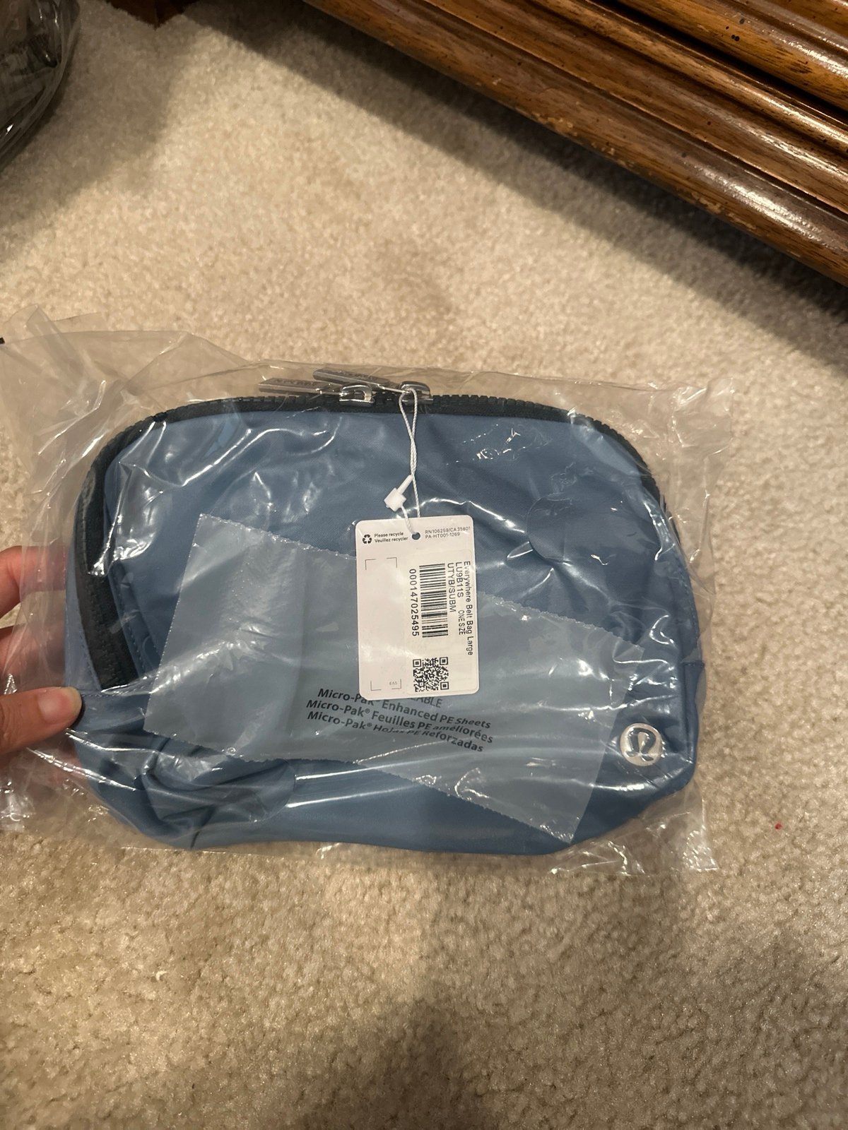 Large Utility Blue Lululemon Everywhere Belt Bag NWT