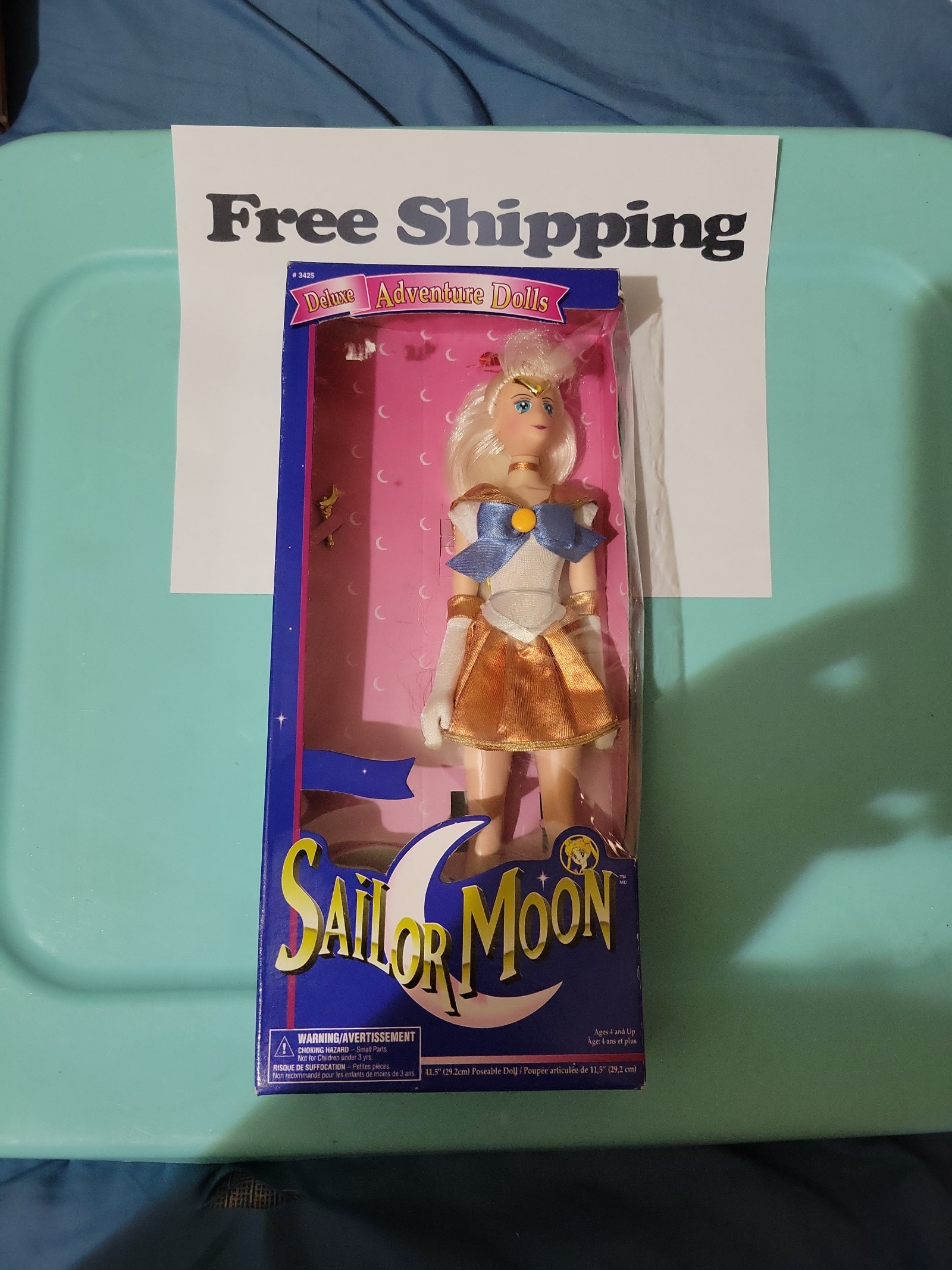 Sailor Moon Deluxe Adventure Dolls Sailor Venus Mina (Imperfect Box)