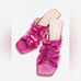NWT Urban Outfitters metallic pink mules -size 9