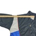 Vintage 90's Asics Black Blue Silver Wind Breaker Track Jacket