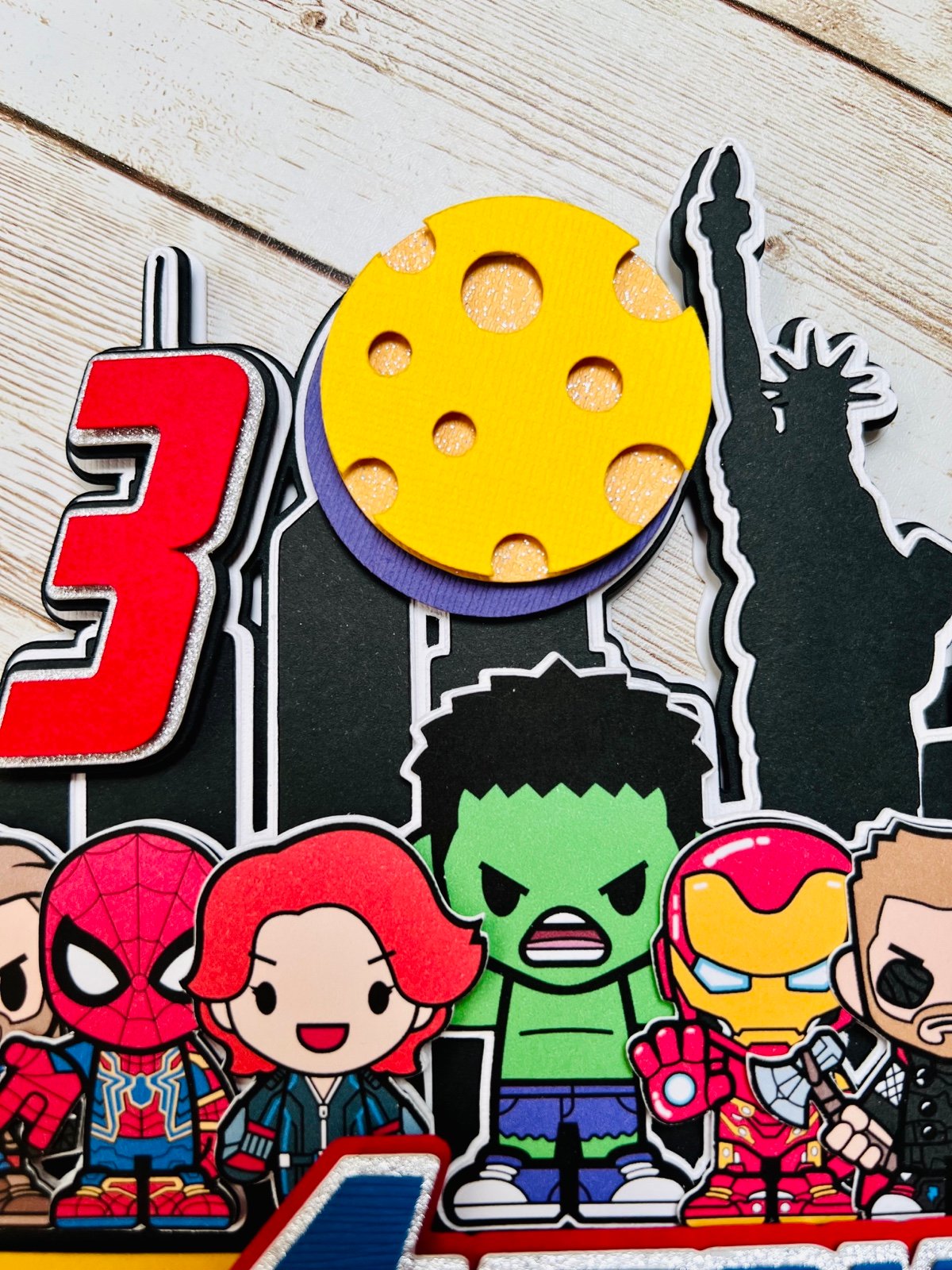 Avengers Cake Topper