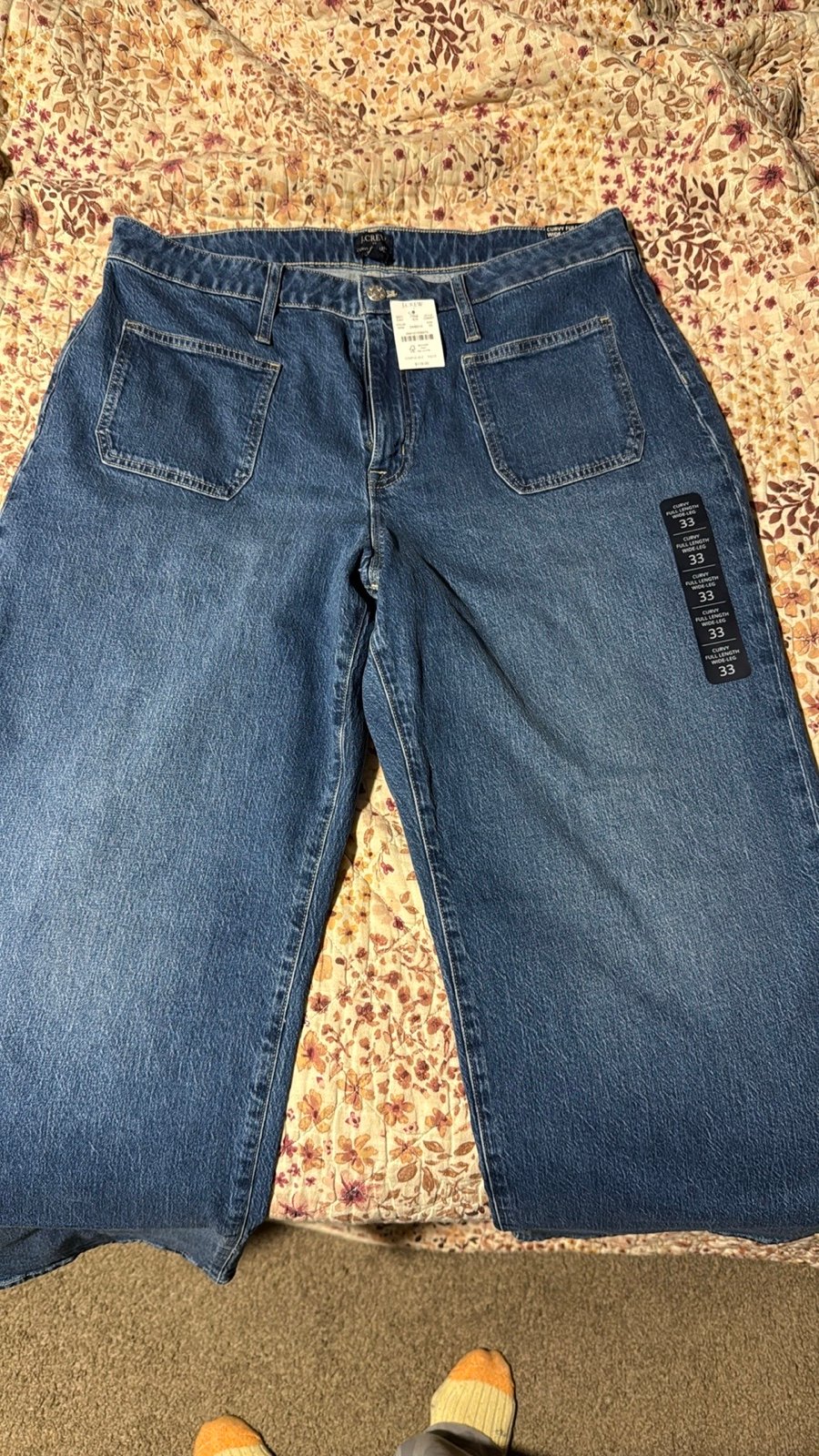 J Crew Curvy Full Length Wide Leg