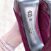 Tory Burch Burgundy Satin Snakeskin Peep Toe Platform Heels