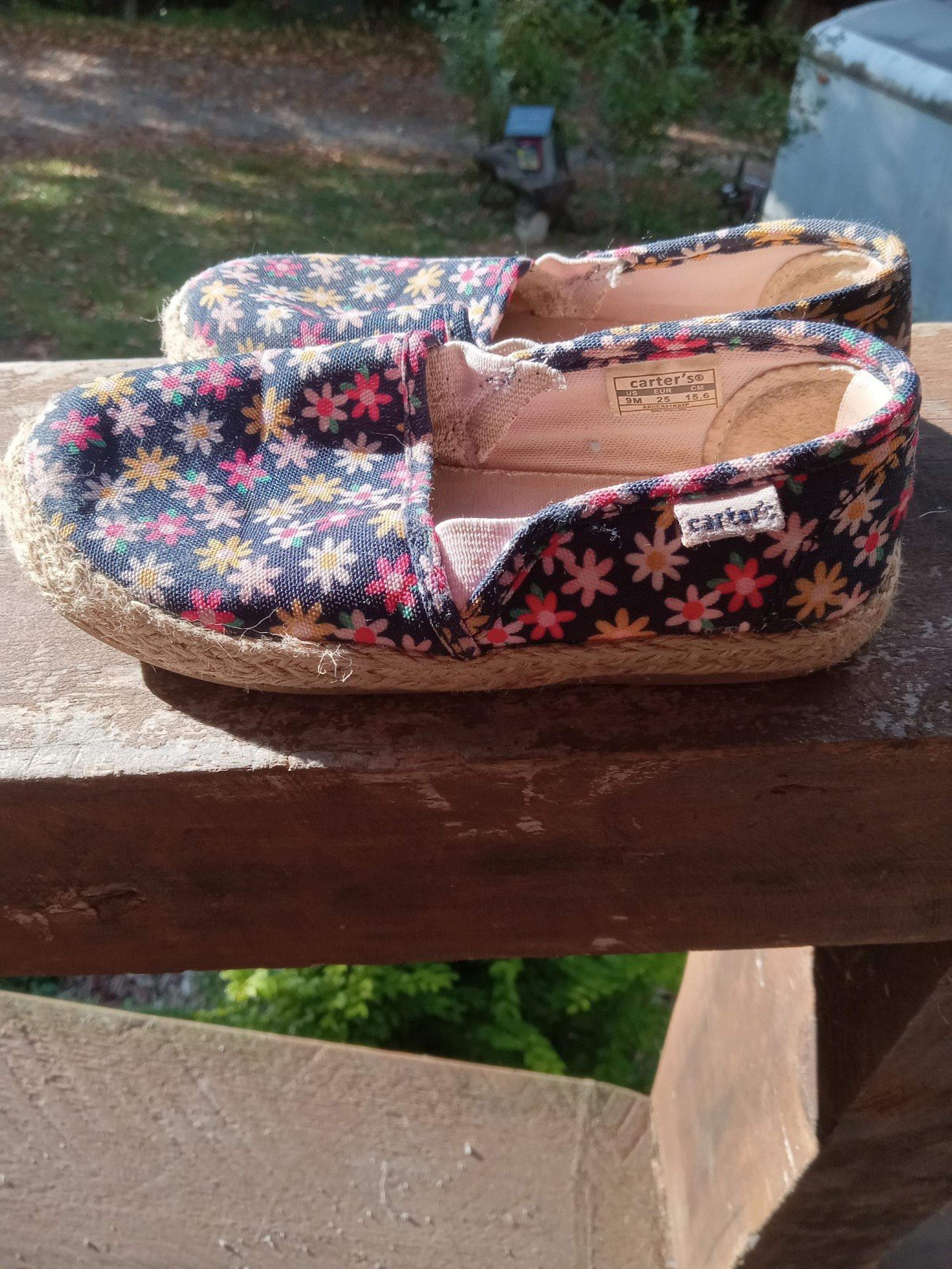 Carters toddler girls shoes size 9