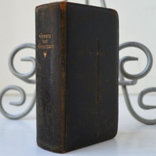Antique 1900 Bible Gesang und Gebetbuch