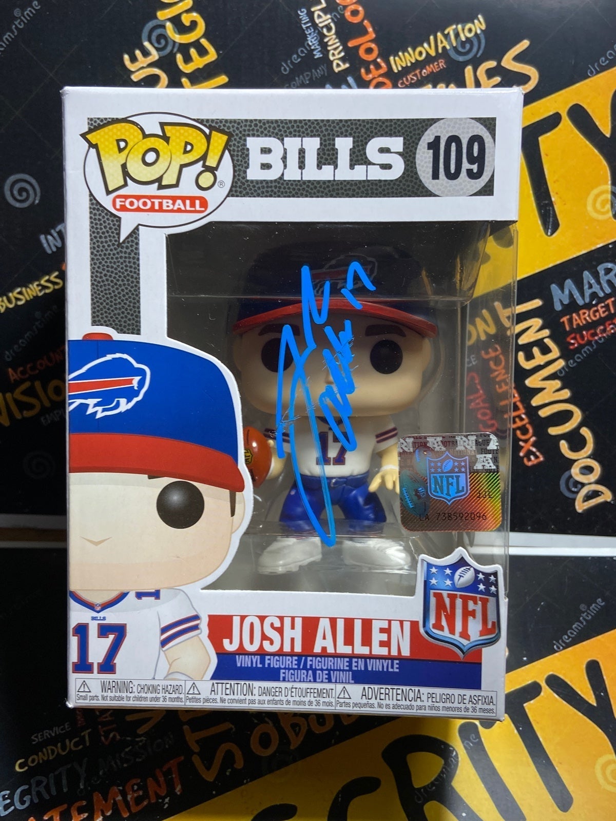 Josh Allen Signed Funko Pop