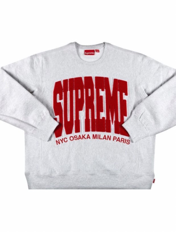 Supreme cities arc crew neck