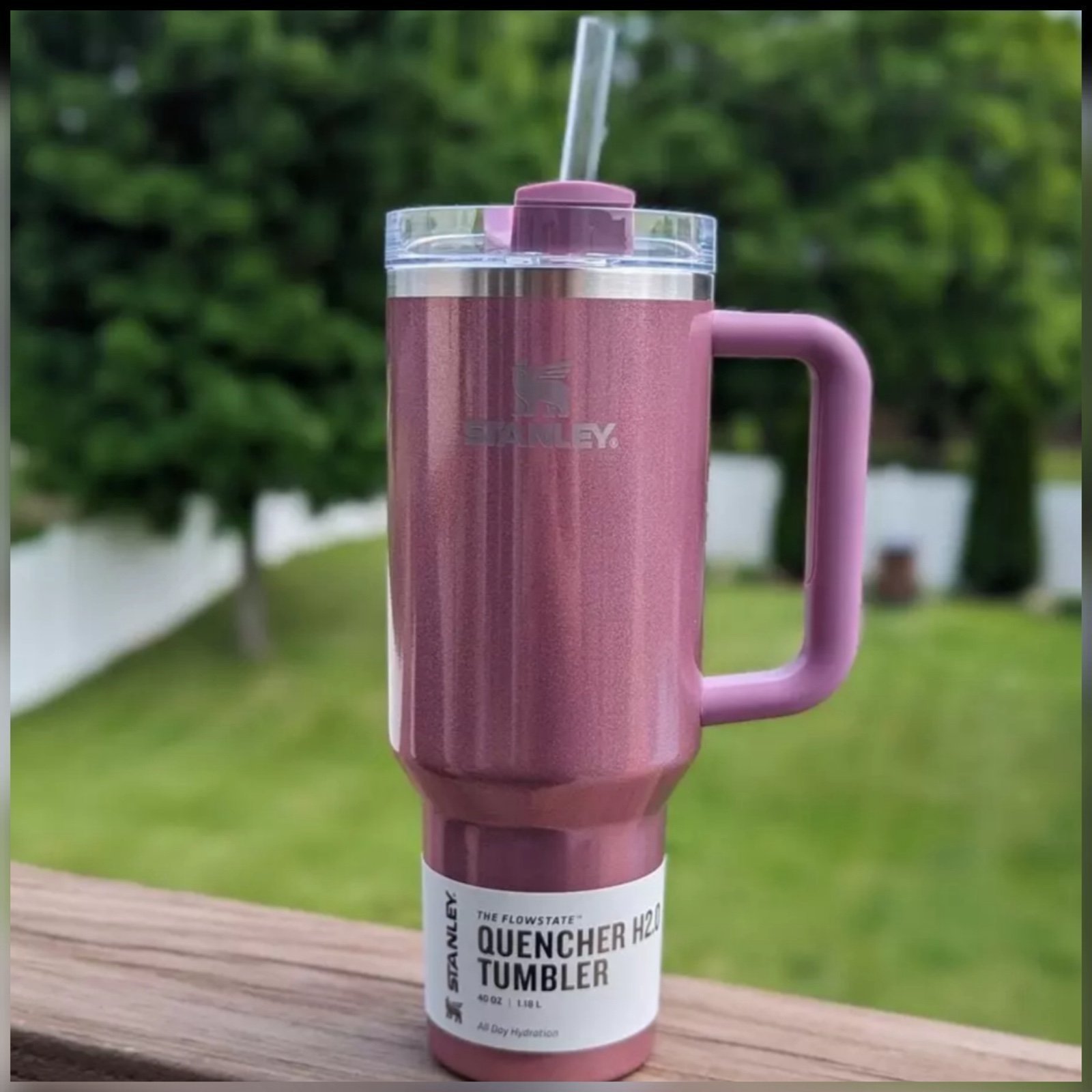 STANLEY 40 oz. Mauve Stainless Steel Tumbler! SOLD OUT! LIMITED EDITION !