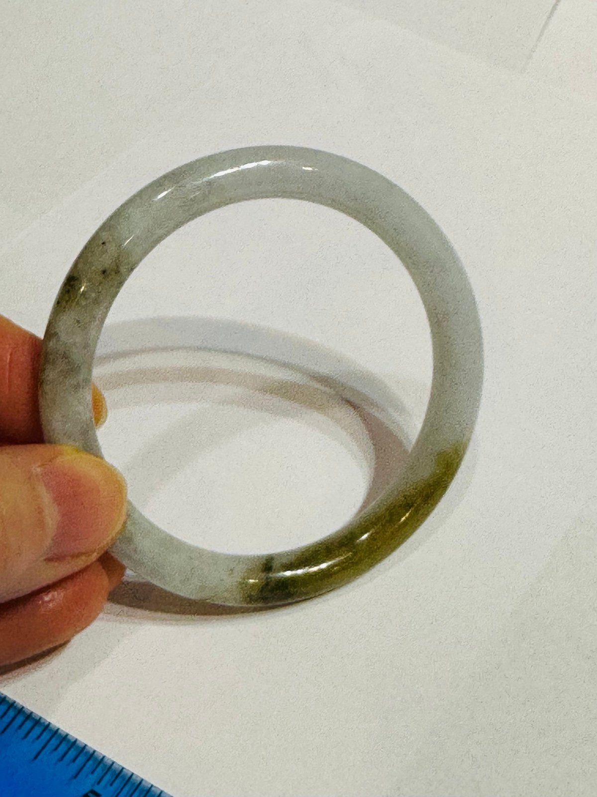 Grade A : Real old jade bangle/52.96 mm
