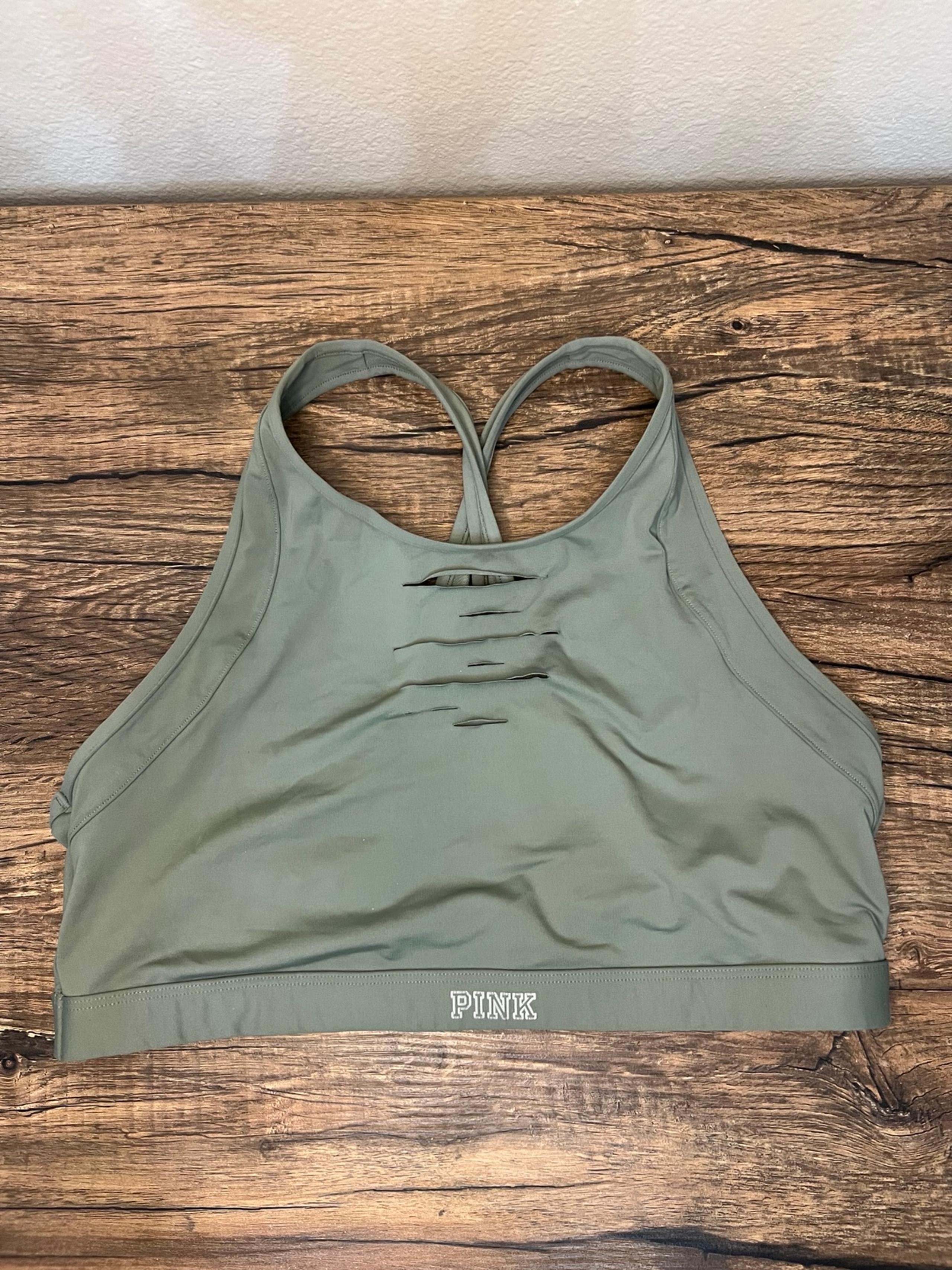 Pink Victoria's Secret Sports Bra  Womens Pink Performance Ladder Front