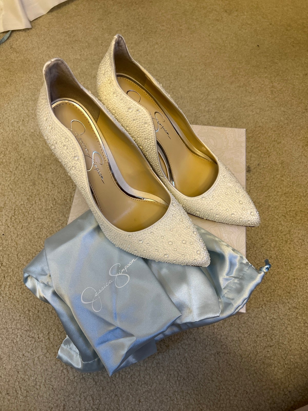Jessica Simpson Happily Ever After Wedding Heels