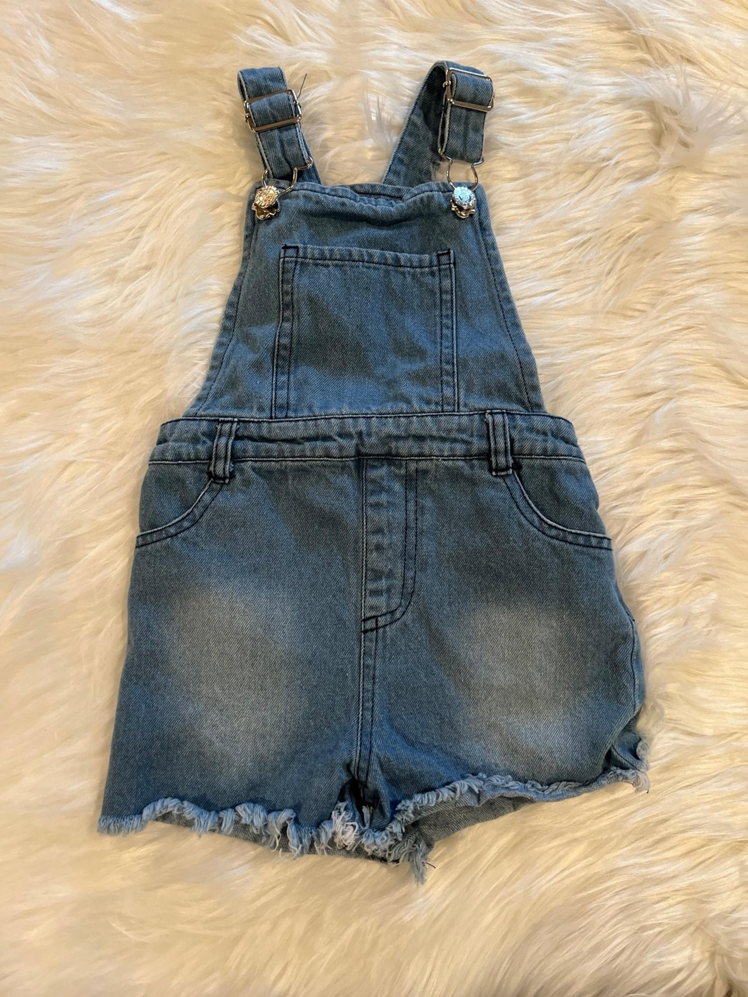 Bailey’s Blossoms Denim Overalls size 4T