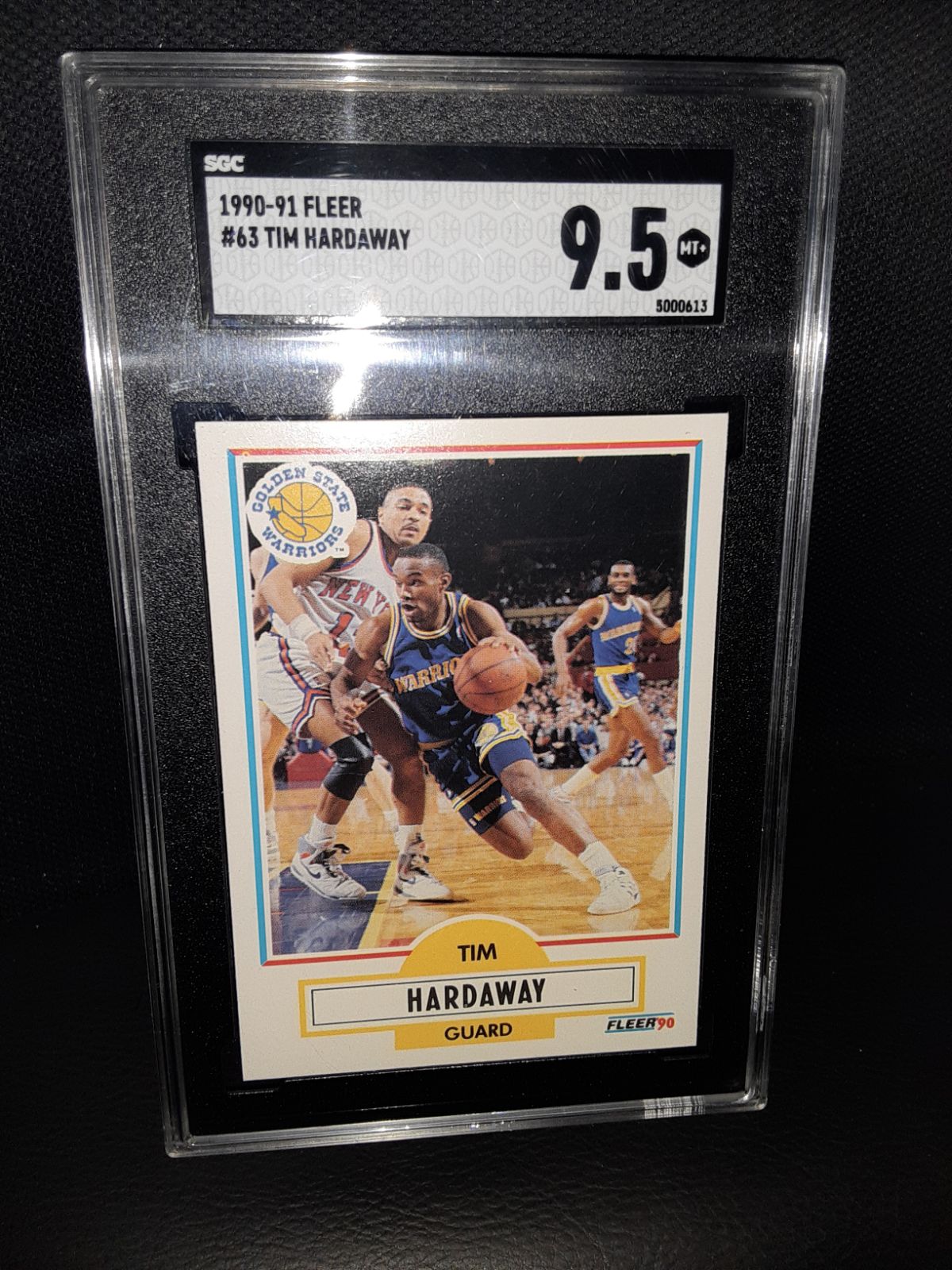 1990-91 Fleer Tim Hardaway RC GEM MINT Hall of Fame