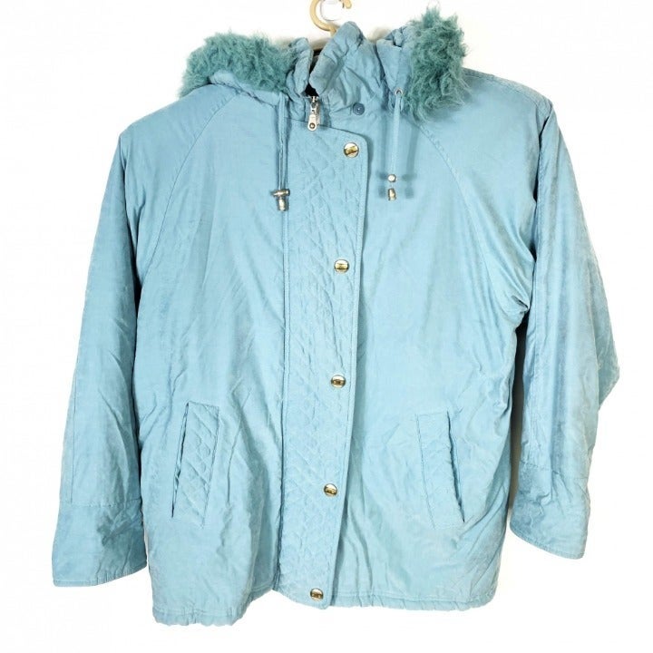Lane Bryant Winter Coat Parka Jacket Zip